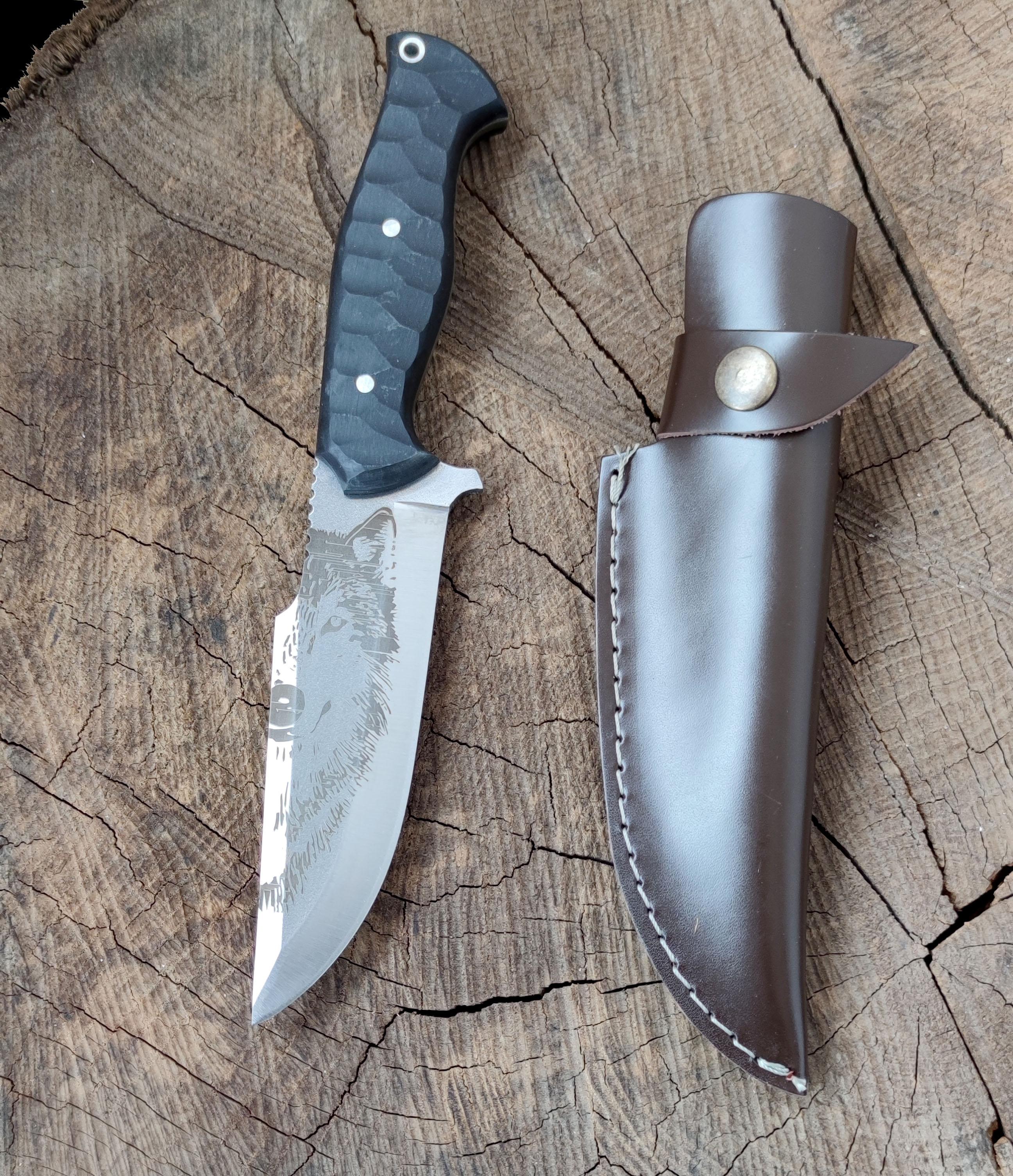 Av Bıçağı Bushcraft Yüksek Kalite bıçak Bozkurt Avcı bıçağı Kamp Bıçağı El yapımı HGsbozC1