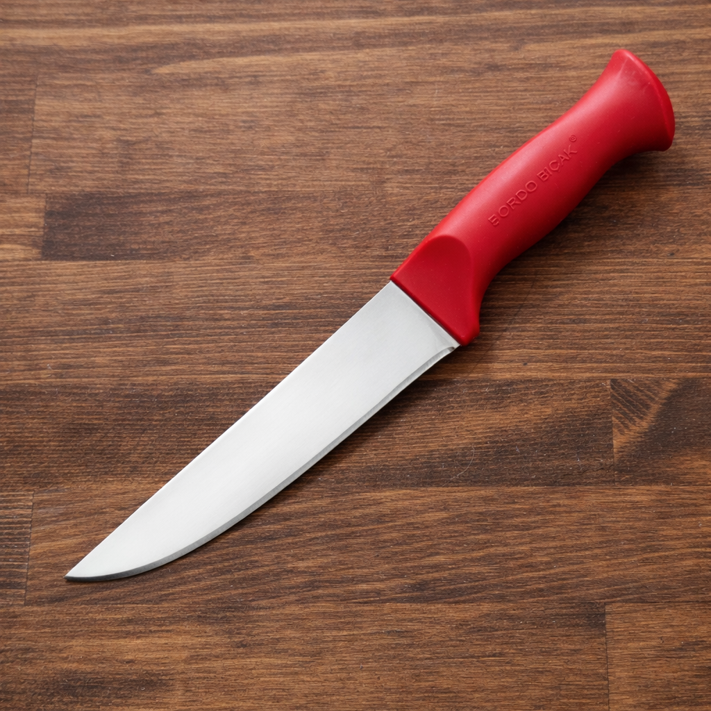 Kasap Bıçağı Mutfak Bıçağı Profesyonel Yüksek Kalite Termofiber N6 Mov Paslanmaz Çelik