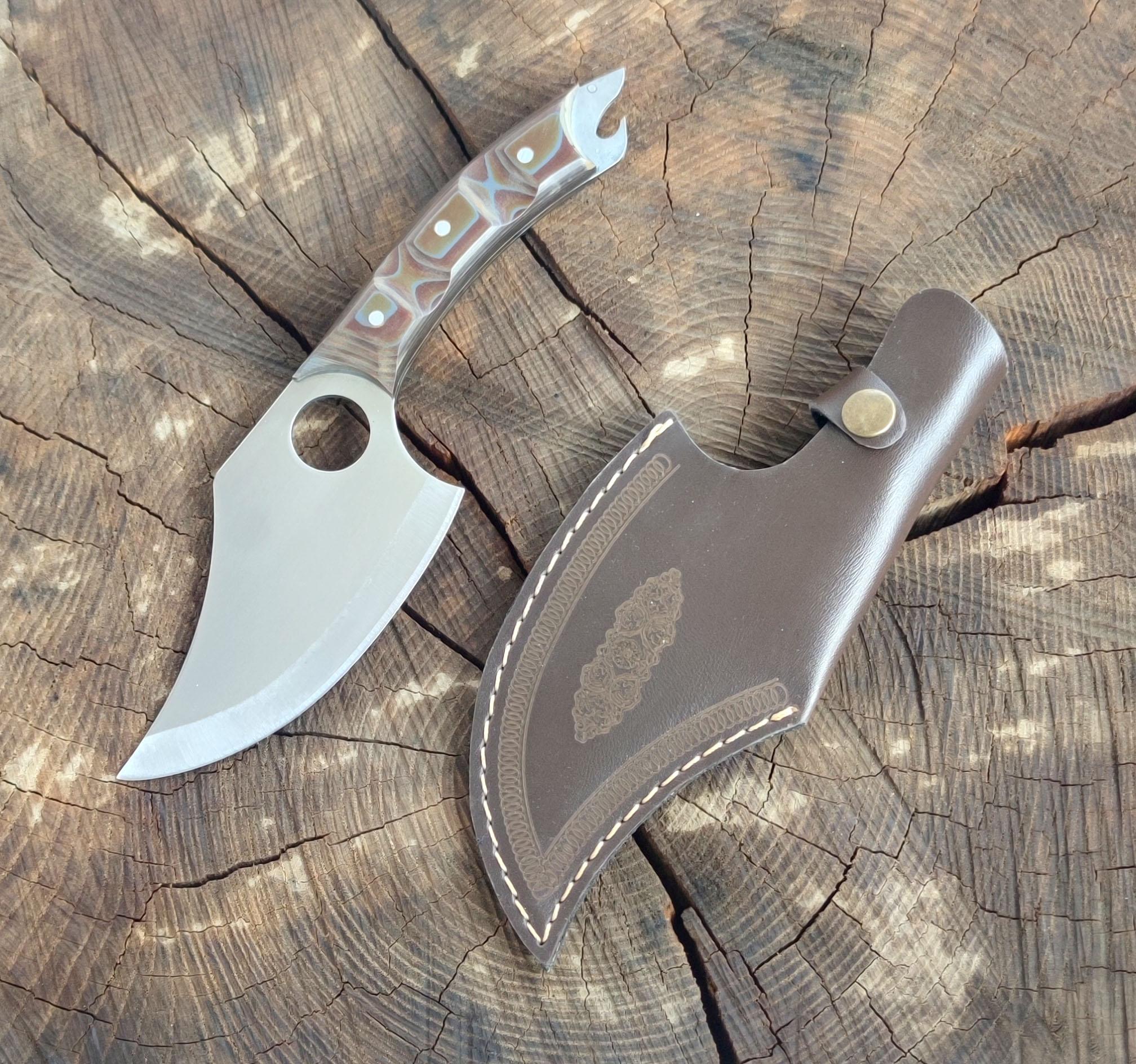 Buschcraft Av bıçağı Kamp bıçağı Delikli Av bıçağı HGDK112